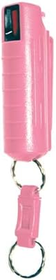 Pepper Shot 10% OC UV Marking 1/2 oz Pepper Spray with Hard Keychain Case Pink