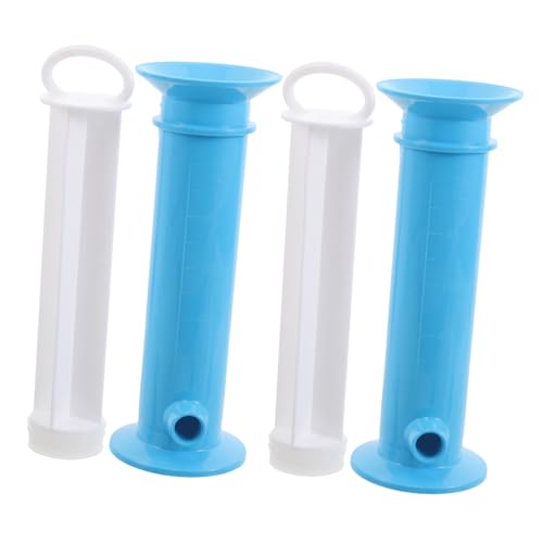 HANABASS 2pcs Food Puree Dispenser Portable Fruit Feeder for Homemade Yogurt Smoothies Travel Friendly Easy to Use Clean for Boy Girl