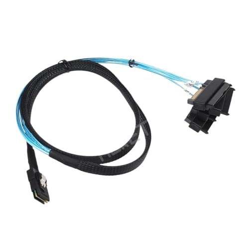 Cable SAS SATA interno 1M con conectores SFF-8087 a SFF-8482 miniatura 2