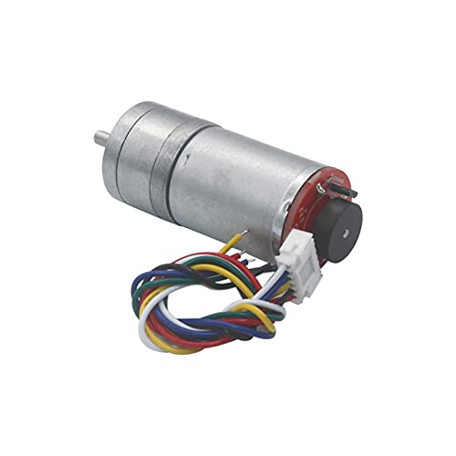 Boîte de vitesses micro motoréducteur 12V CC 25mm avec encodeur rotatif biphasé - 6