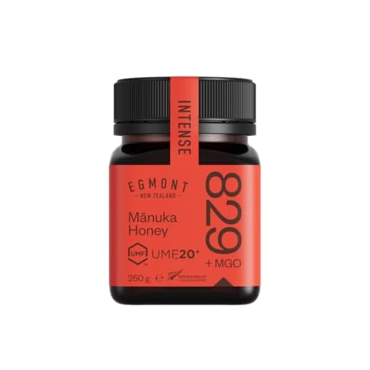 Egmont Honey Manuka Honig 829+ MGO 20+ UMF 250g | Zertifizierter MGO- und UMF-Inhalt | Roher Honig 100% Natürlich | Hergestellt in Neuseeland