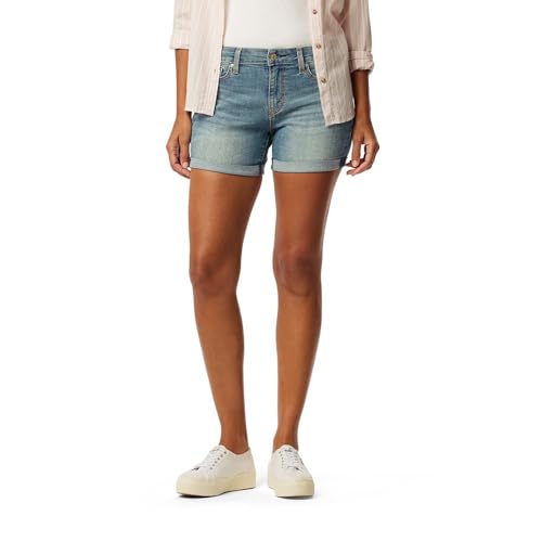Levi Strauss Signature Gold Women's Mid-Rise Shorts Stretch Denim (Available in Plus Size)