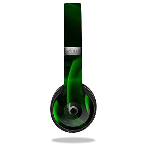 MightySkins Green Flames for Beats Solo 3 Cover