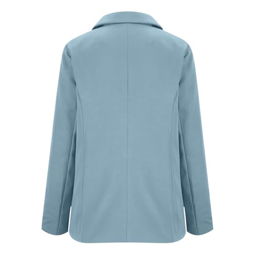Blazers for Women Business Casual Long Sleeve Open Front Cardigan Jacket Lightweight Suit Jackets Office Work Outfits4