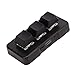 Custom Knob Keypad, Reusable Setup Mini 3 Key Keyboard Macro Programming, USB Cable, For DIY Electronic Devices