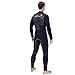 WYYHAA 5MM Wetsuit Top Mens Women, Ultra Stretchy & Warmth Neoprene Diving Jacket, Long Sleeve Wetsuit Jacket for Cold Water Snorkeling Surfing,XL
