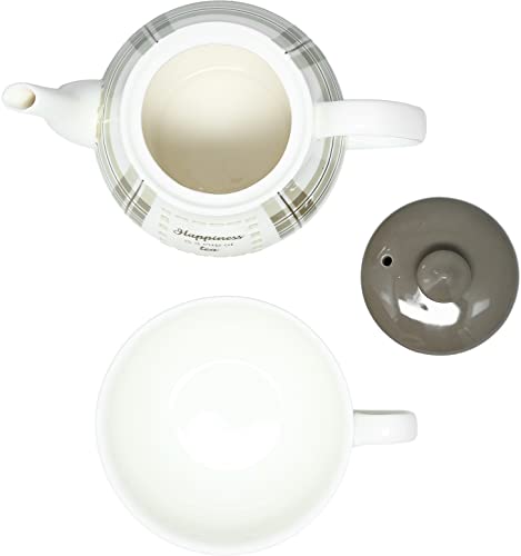 Happiness - Tea For One Set (17 Oz Teapot & 8.5 Oz Cup) #TOP7