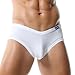 TADUANO Men's Underwear Boxer Trunk Briefs Low Rise Sexy Fashion with Pouch Mini Sport Underpants(3XL,White)