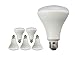 TCP 65 Watt Equivalent BR30 LED Flood Light Bulbs, Non-Dimmable, Soft White (6 Pack)