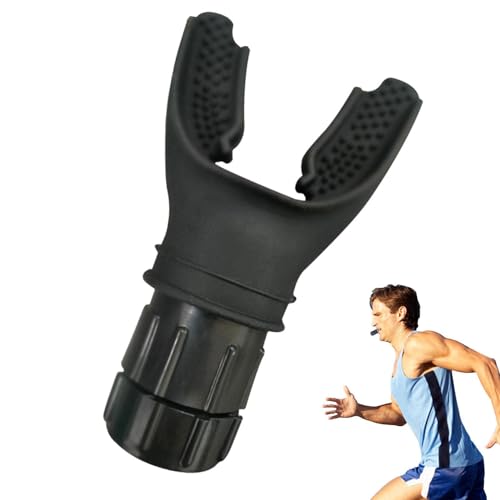 Entrenador de respiración deportiva de silicona, dispositivo de entrenamiento de hipoxia, entrenamiento de resistencia, aparato de respiración portátil, entrenador de fitness para hombres, mujeres,
