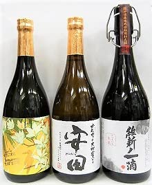 芋焼酎　『安田・維新ノ一滴・ＳＵＮＮＹ ＣＲＥＡＭ』　　７２０ｍｌ　　３本セット