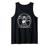 Electric guitar musician gift: Da Vinci drawing Tank Top