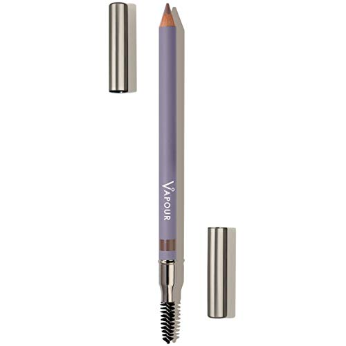 Vapour Organic Beauty Brow Definer - Natural, Plant-Derived Eyebrow Pencil, Shapes & Fills in Brows (Dusk - neutral light brown)