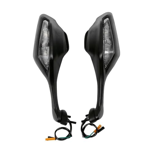Espejos con señal de giro LED para moto CBR1000RR retrovisores manillar antirreflejo