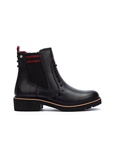 Pikolinos Vicar W0v, Botas Slouch para Mujer, Negro Black, 40 EU