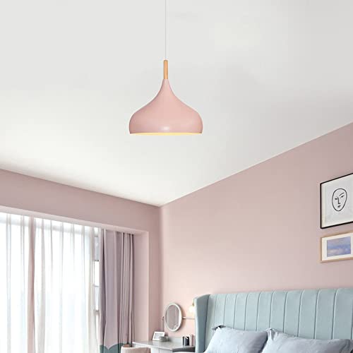 Lámparas de techo nórdicas de madera colgantes e iluminación interior 5