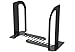 Produktbild Maul 3523090 flexible U-Buchstütze Breite verstellbar von 10.5-19 cm, CDs oder DVDs, Metall, 0.8 mm, schwarz