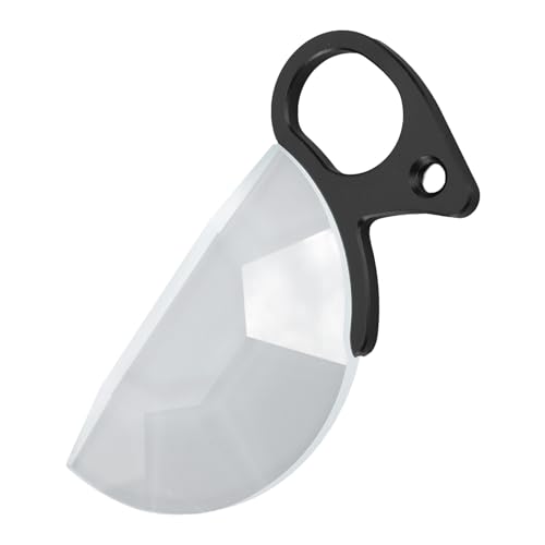 Filtre Kaléidoscope Subtil Portatif de 79 Mm, Filtre à Effets Spéciaux Semi-Circulaire, Prisme en Verre Optique, Accessoires D'appareil Photo SLR pour la Photographie de Portrait