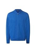 Strickblouson uni Maerz Strickjacke Zip 1/1 Arm