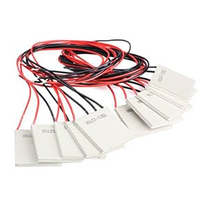 diymore 10PCS TEC1-12706 40x40MM Heatsink Cooling Peltier Module