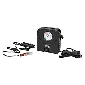 Automaze 12V Portable Mini Air Pump Compressor Tyre Tire Inflator for Car, Bike, Bicycle, Motorcycles, Balls, with LED Light & 1 Year Brand Warranty