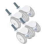 Promenade confortable : grâce à leur excellente absorption des chocs, ces roues assurent une promenade confortable à votre bébé, même sur les sols irréguliers. kit de roues pour trotteur, pièces de rechange pour trotteur