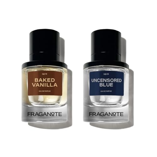 Image of Him & Her Perfume Duo | Uncensored Blue Eau De Parfum for Men & Baked Vanilla Eau De Parfum for Women | Ideal Gift Set for Special Occasions