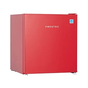 Frestec 16 Cu Mini Refrigerator Small Refrigerator Mini Fridge with Freezer Compact Refrigerator Red FR 160 RED