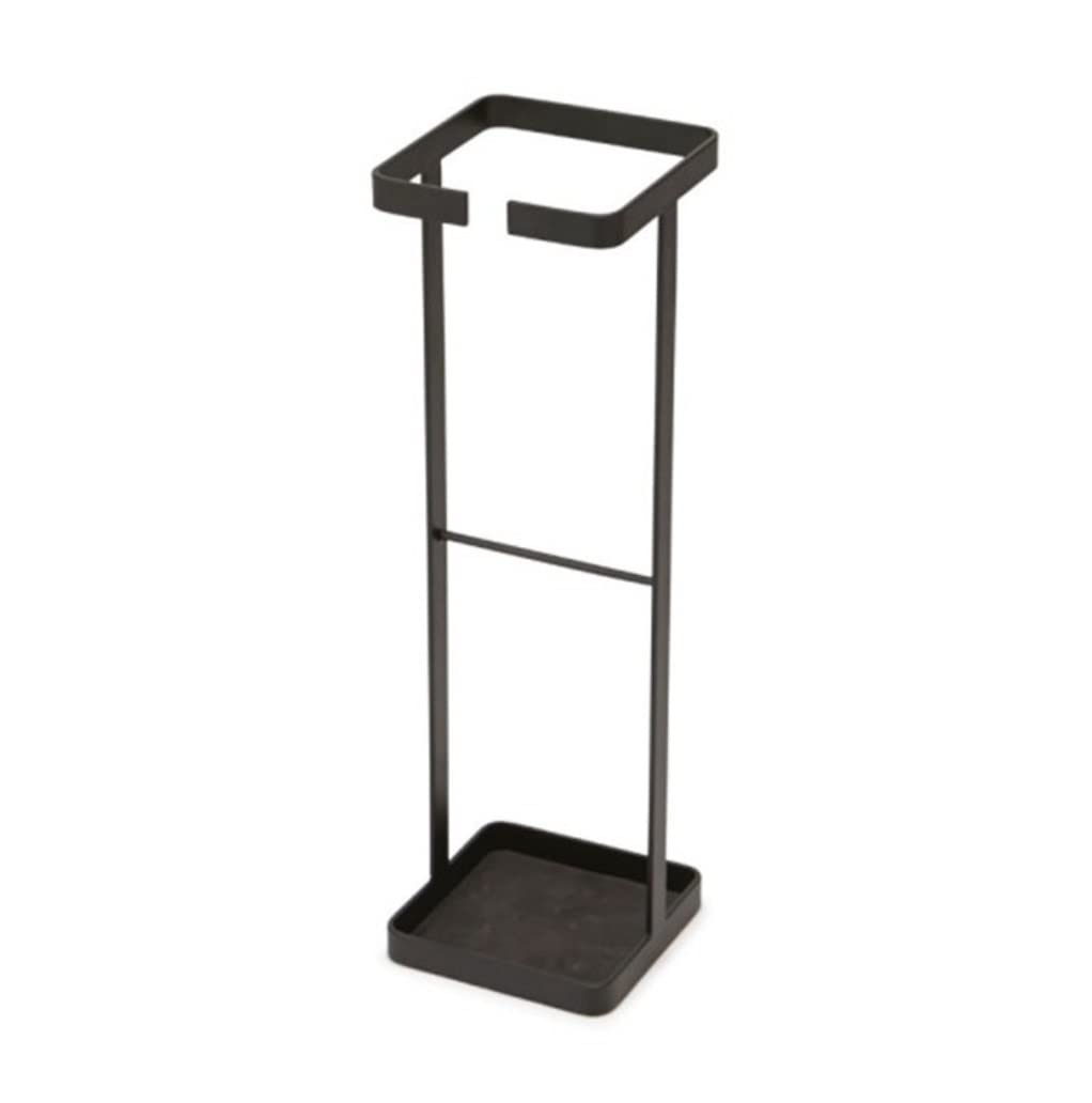 Porte-parapluie en fer peu encombrant – Design carré multifonction à séchage rapide pour la maison et le bureau – Solution de rangement pour parapluie