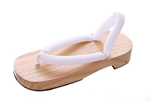 Kawaii-Story K-G-60-4 Blanco Madera Clara Original Japón Geta Sandalia Tabi Kimono Geisha Kendo Zapatos Chanclas, multicolor, 41 EU Kawaii-Story K-G-60-4 Blanco Madera Clara Original Japón Geta Sandalia Tabi Kimono Geisha Kendo Zapatos Chanclas, multicolor, 41 EU