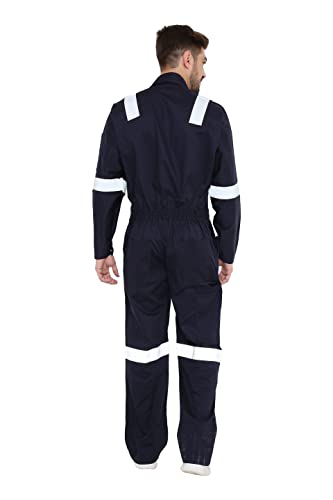 Image of Associated Uniforms Men's 230 GSM Fire Retardant Cotton Boiler Suit