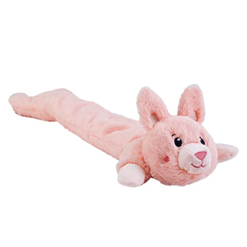 Charming Pet Longidudes Rabbit Plush & Squeaky Dog Tug Toy #TOP15
