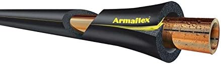 Armaflex Self Seal Pipe Insulation Lagging Black Nitrile Foam Class O 2m-22mm-25mm-Wall