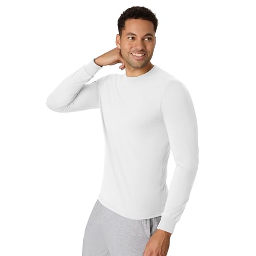 Hanes Originals Men's Tri-Blend Long Sleeve T-Shirt, ECO White, Large - image 2