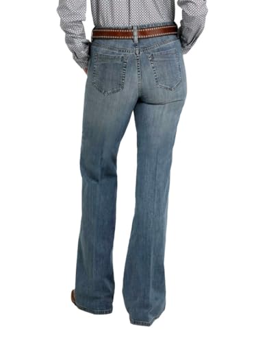Cinch Women's Stonewash Tatum Trouser Denim 9 R3