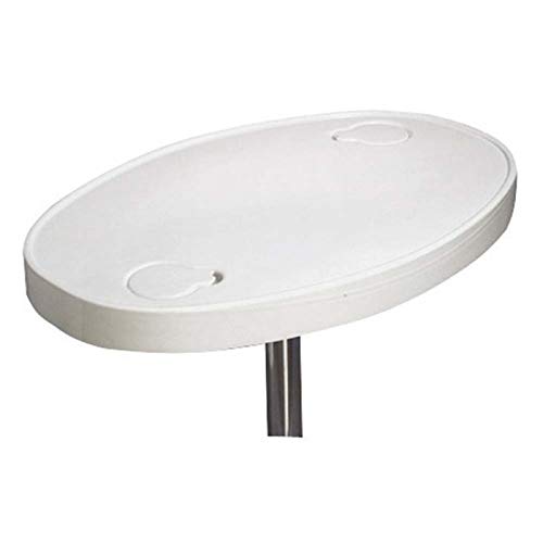 OSCULATI Tavolo ABS Bianco 77 x 51 cm