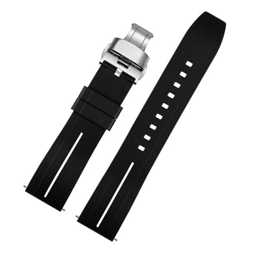 [|Ő] hVRvoh eB\ V`YΉ ZCR[Ή ߂̃o[uXbg Y fB[X 20 22mm NCbN[XXgbv(White line-silver B,22mm)