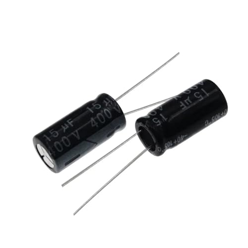 Condensateur électrolytique 400V 15µF pour réparation électronique, lot de 20 pièces