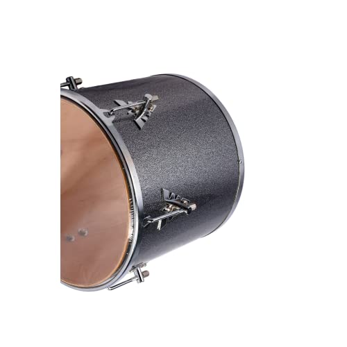 REPIQUE DE MÃO SAMBA MUSIC E PAGODE PHX 30X12 PELE CRISTAL Cor:Titanium