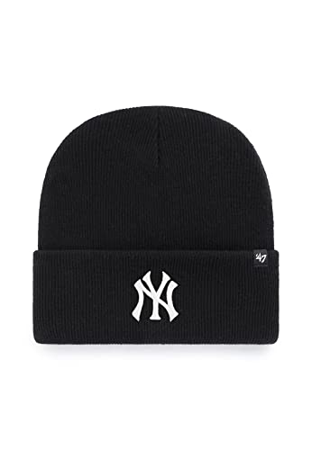 '47 Brand Beanie NY Yankees B-HYMKR17ACE-BKA Schwarz, Size:OneSize