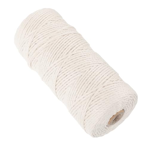 ARTIBETTER 1Roll Cotton Meat Binding Rope Durable Sausage Casing Twine for Beef Steak and Sausage Cooking Multi Purpose Kitchen Twine for Gardening and Crafts Safe