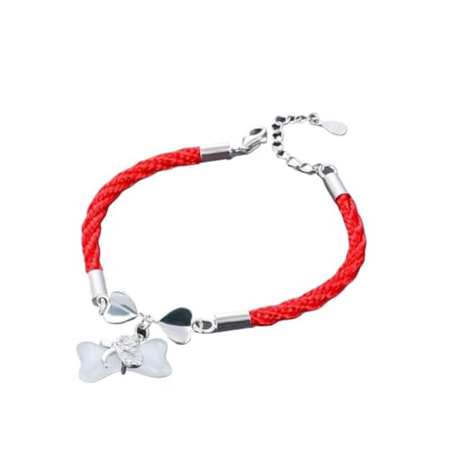 Bracelet en corde tressée argent S925 opale ajustable pour femme et homme bijoux