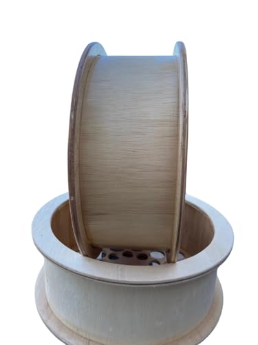 Carretilha de Madeira com Catraca para Pipa 12 polegadas 30cm