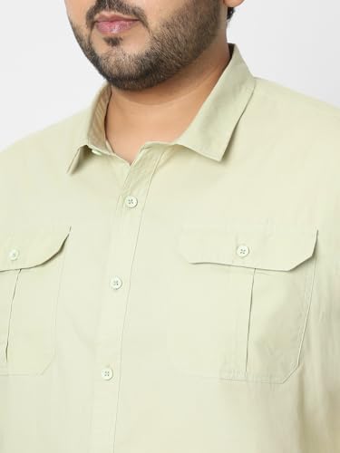 Image of Urbano Plus Men's Cotton Full Sleeve Regular Fit Casual Solid Shirt