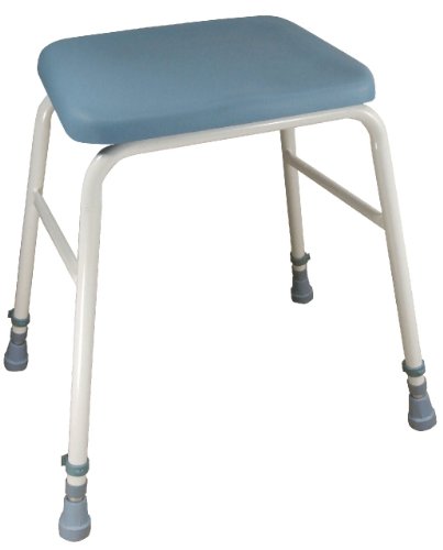 Image of Aidapt Height Adjustable Perching Stool With Padded Seat For Elderly for Users with Limited Mobility