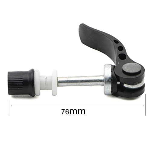 Black Bike Bicycle Quick Release Seatpost Seat Clamp Bolt For Road Bike New Cycling, Black Of 10 #TOP1