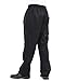 Men's and Women's Black Cargo Style Chef Pants Baggy Kitchen Uniforms Work Chef's Pants BlackPocket L