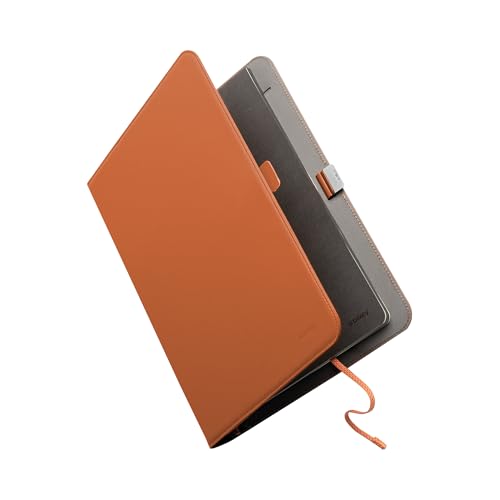 Protège-carnet Orbitkey Compendium en cuir végétalien et tissu recyclé pour organiser vos notes