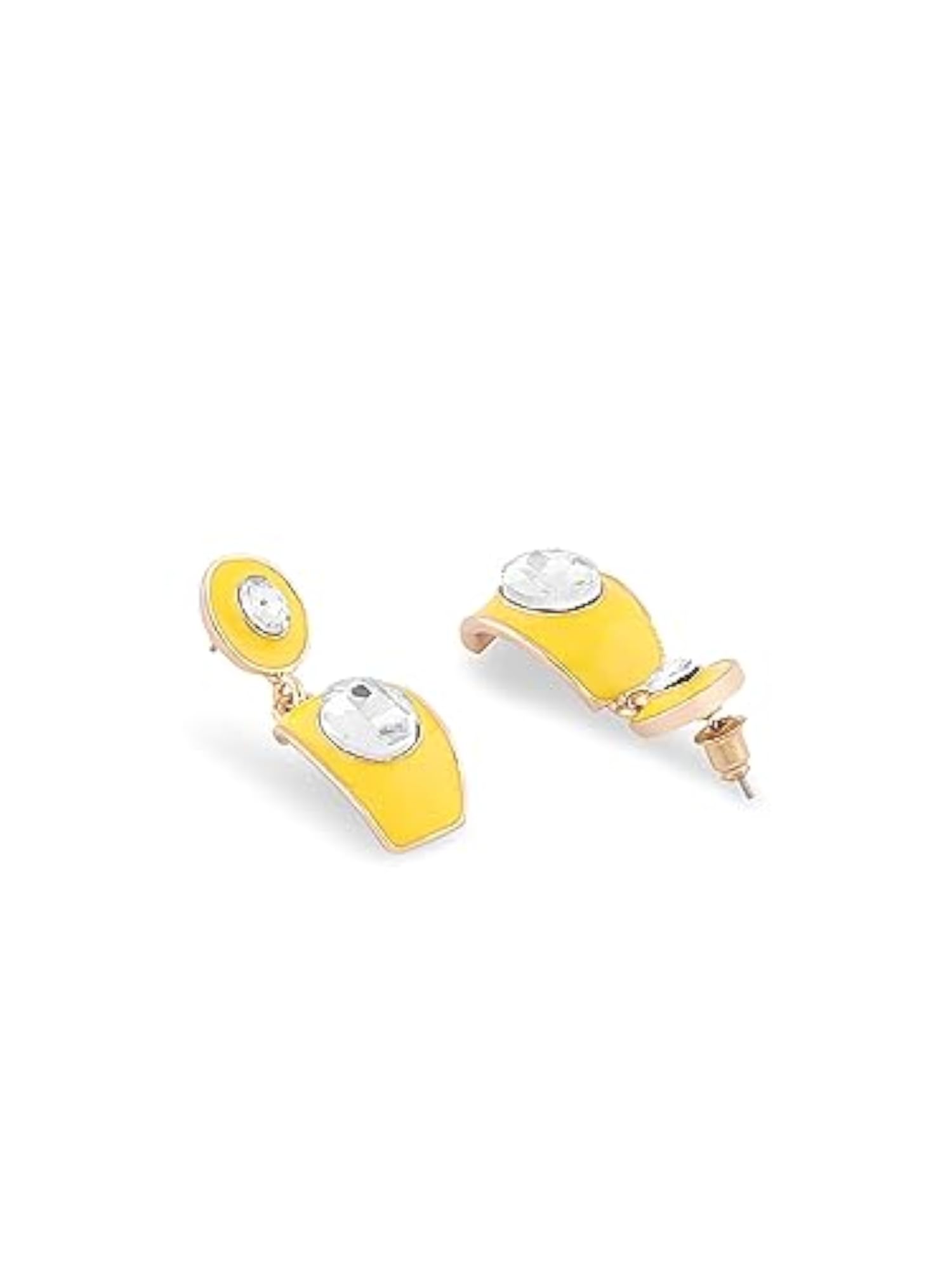 Enamel Contemporary Drop Earring For Women