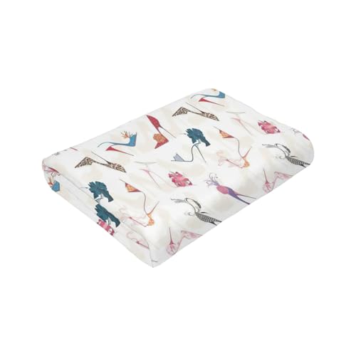 Couverture flanelle chic pour canapé et voyage, plaid doux imprimé - 8
